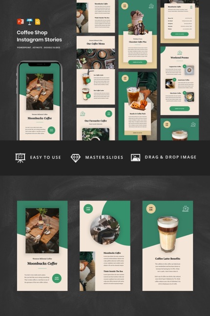 Kit Graphique #98358 Instagram Instastory Divers Modles Web - Logo template Preview